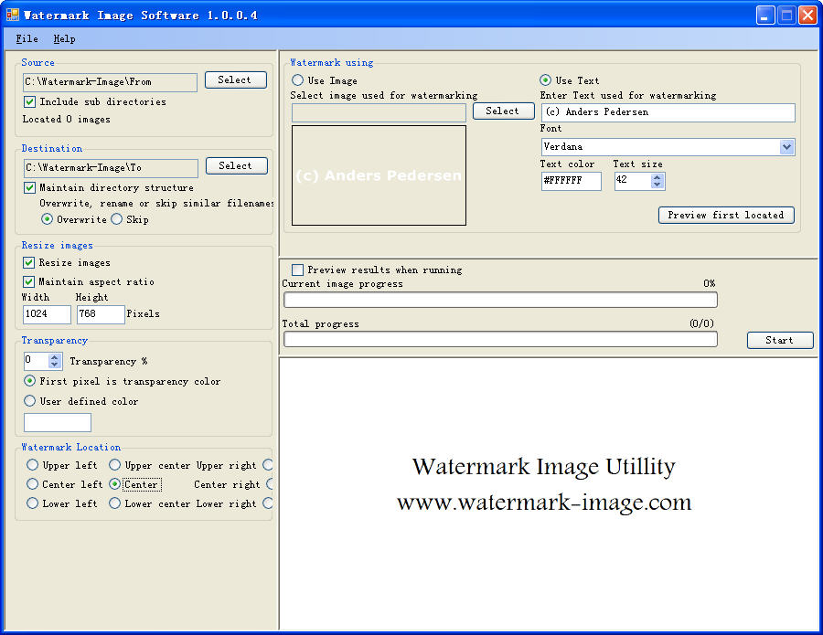 Watermark image Software