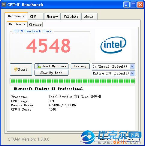 CPU-M Benchmark(CPUֺϢ鿴) v1.4 ٷ
