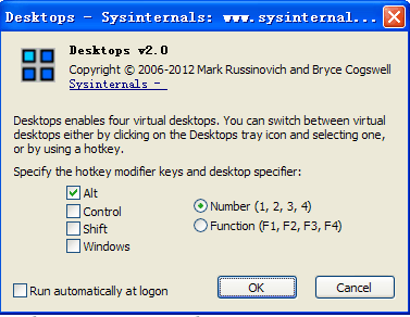 微软虚拟桌面(Sysinternals Desktops)