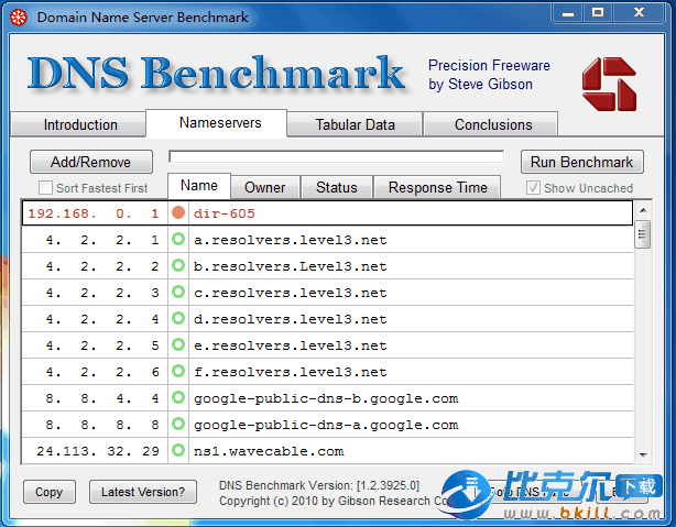 DNS测速工具(DNS Benchmark) V1.2.3925 