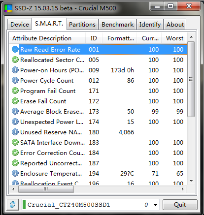 SSD固态硬盘检测工具(SSD-Z)下载 16.06.