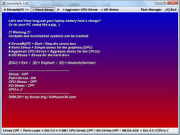 StressMyPC(CPU 显卡 硬盘压力测试工具 拷机软件)