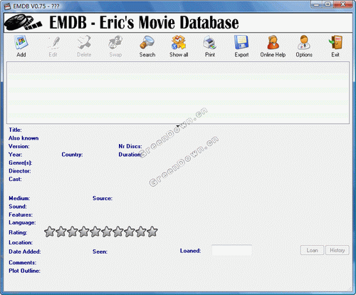 EMDB（用于管理电影资料）