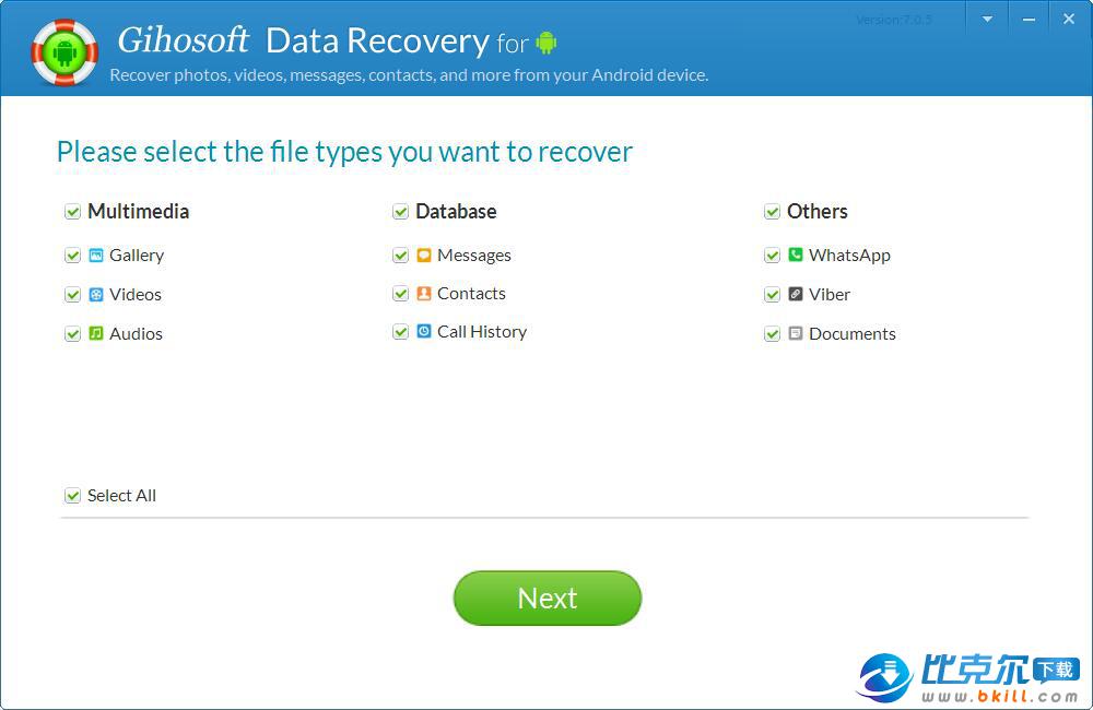 Ѱ׿ֻݻָ(Gihosoft Free Android Data Recovery)