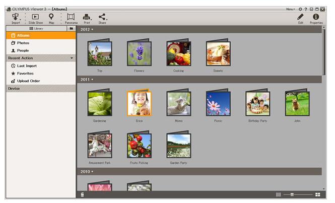 download automaticly olympus viewer 3