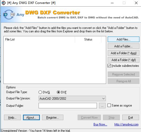 DWG/DXFת( Any DWG DXF Converter)