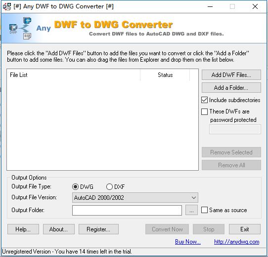 DWFתDWG(Any DWF to DWG Converter)