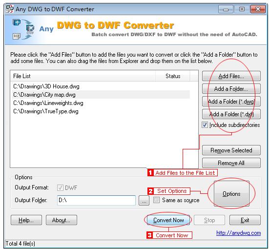 DWGתDWF(Any DWG to DWF Converter)