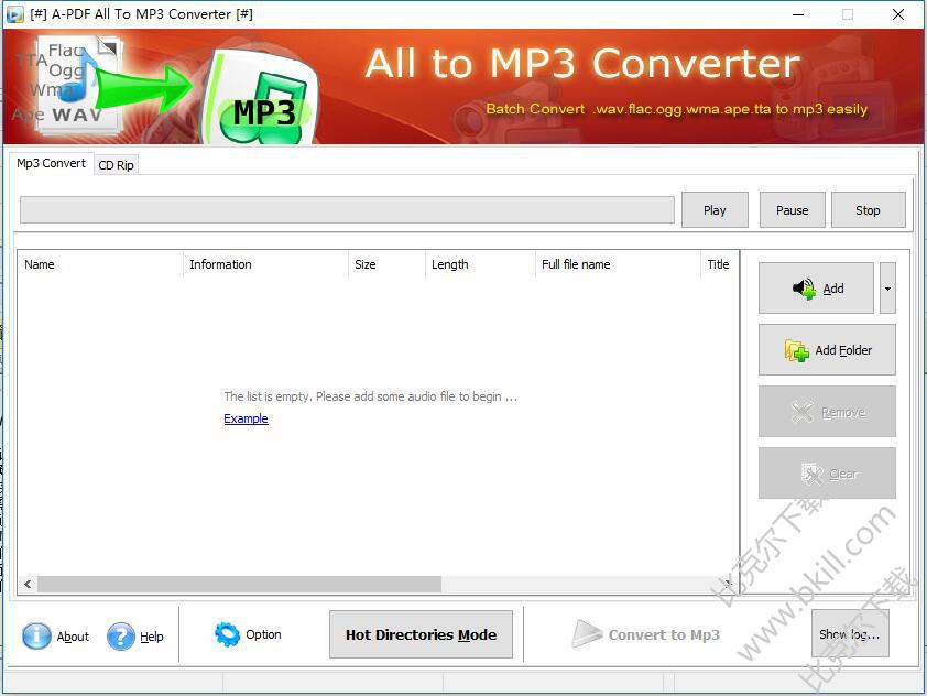MP3ת(A-PDF All to MP3 Converter)