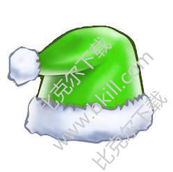 绿色圣诞帽图片表情包 带字版